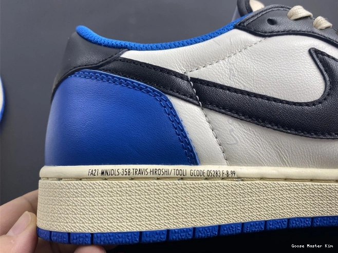Jordan Fragment x 1 Retro DM7866-140 Scott Design Low Air x Travis 0804